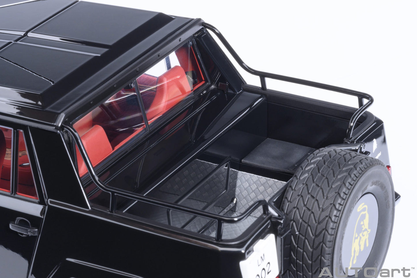AUTOart Lamborghini LM002 Nero Tenebre (Black) 1:18