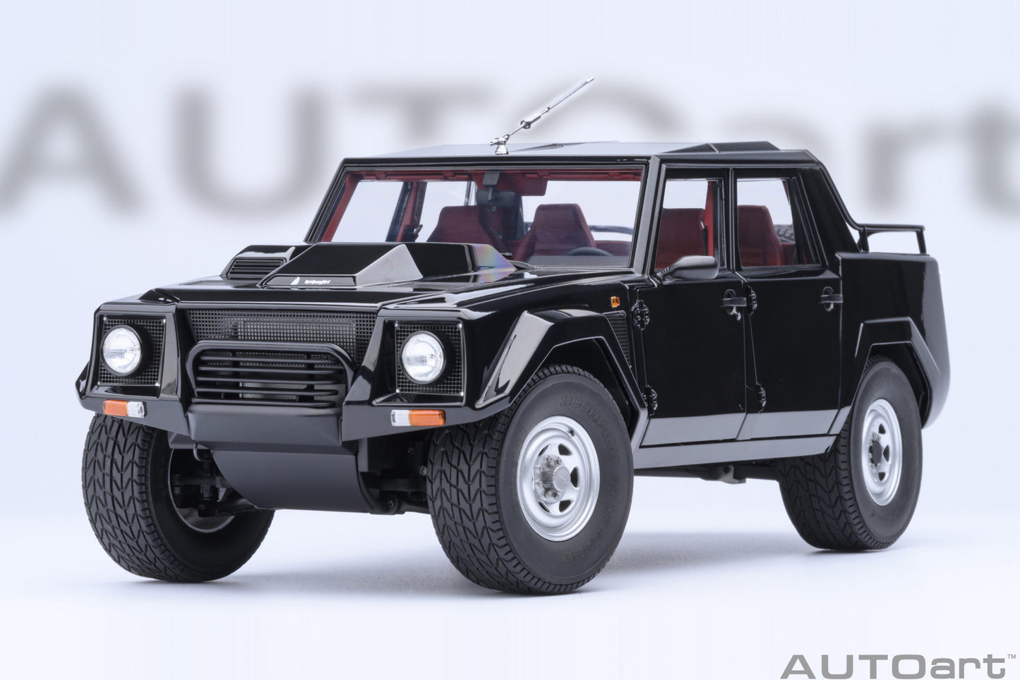 AUTOart Lamborghini LM002 Nero Tenebre (Black) 1:18