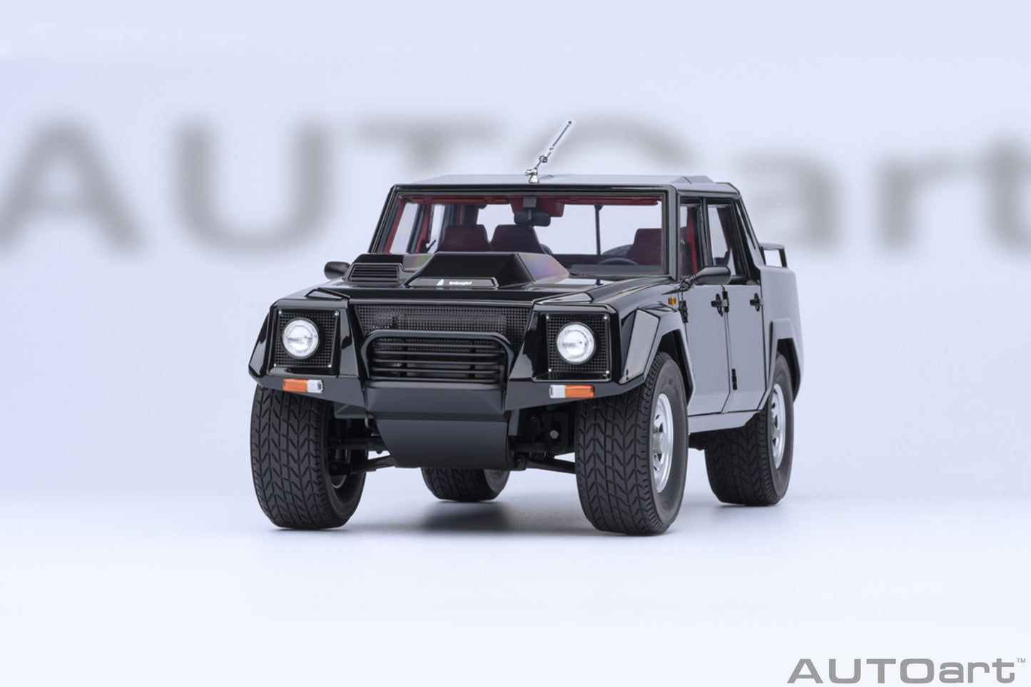 AUTOart Lamborghini LM002 Nero Tenebre (Black) 1:18