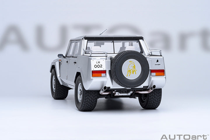 AUTOart Lamborghini LM002 Argento (Metallic Silver) 1:18