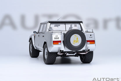 AUTOart Lamborghini LM002 Argento (Metallic Silver) 1:18