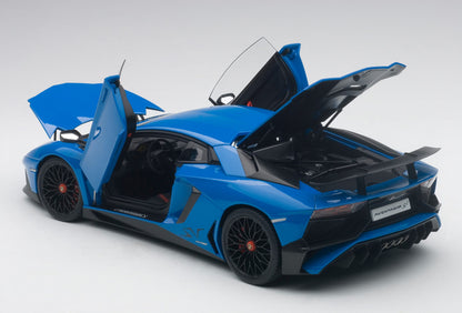 AUTOart 2015 Lamborghini Aventador LP750-4 SV Blu Lemans (Blue) 1:18