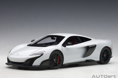 AUTOart 2016 Mclaren 675LT Coupe Silica White 1:18