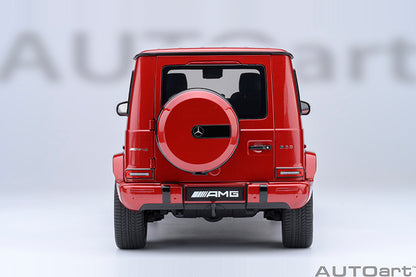 AUTOart 2019 Mercedes-Benz G63 AMG 4x4 G-Class Designo Cardinal Red Metallic 1:18