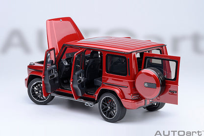 AUTOart 2019 Mercedes-Benz G63 AMG 4x4 G-Class Designo Cardinal Red Metallic 1:18