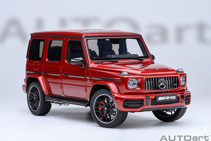 AUTOart 2019 Mercedes-Benz G63 AMG 4x4 G-Class Designo Cardinal Red Metallic 1:18