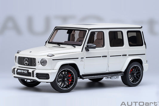 AUTOart 2019 Mercedes-Benz G63 AMG 4x4 G-Class Designo Brilliant White 1:18