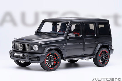 AUTOart 2019 Mercedes-Benz G63 AMG 4x4 G-Class Designo Night Black Magno 1:18