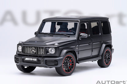 AUTOart 2019 Mercedes-Benz G63 AMG 4x4 G-Class Designo Night Black Magno 1:18