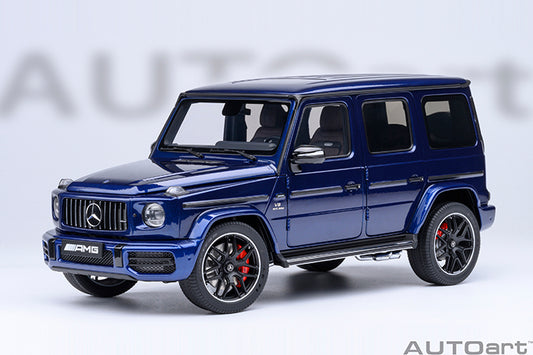 AUTOart 2019 Mercedes-Benz G63 AMG 4x4 G-Class Brilliant Blue Metallic 1:18