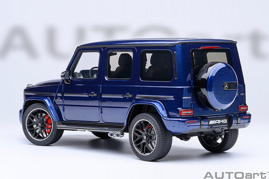 AUTOart 2019 Mercedes-Benz G63 AMG 4x4 G-Class Brilliant Blue Metallic 1:18