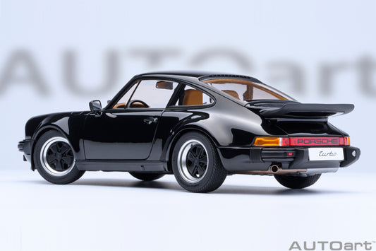 AUTOart Porsche 911 (930) Turbo 3.0 Black 1:18