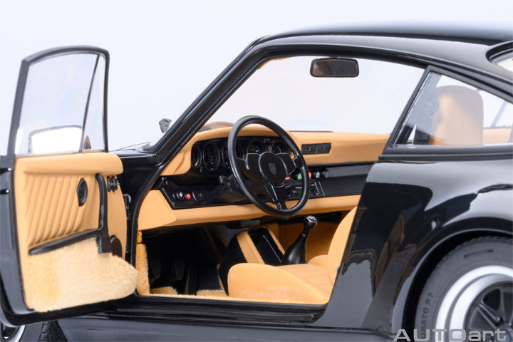 AUTOart Porsche 911 (930) Turbo 3.0 Black 1:18
