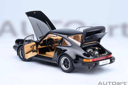 AUTOart Porsche 911 (930) Turbo 3.0 Black 1:18
