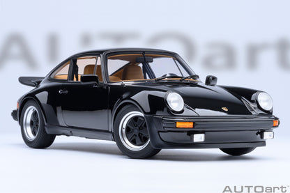 AUTOart Porsche 911 (930) Turbo 3.0 Black 1:18