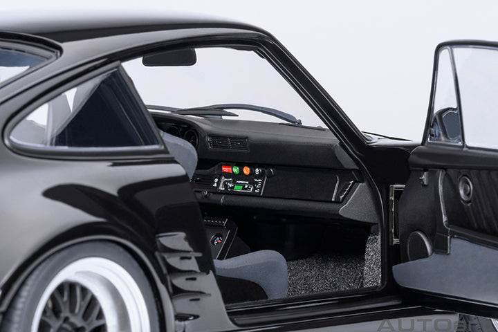 AUTOart Porsche 911 (930) Turbo 'Wangan Midnight" Blackbird Black 1:18