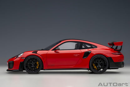 AUTOart Porsche 911 991.2 GT2 RS w/ Weissach Pkg Guards Red 1:18