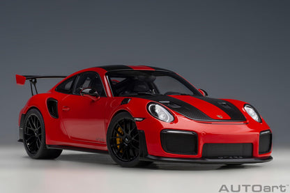 AUTOart Porsche 911 991.2 GT2 RS w/ Weissach Pkg Guards Red 1:18