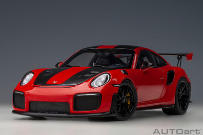 AUTOart Porsche 911 991.2 GT2 RS w/ Weissach Pkg Guards Red 1:18