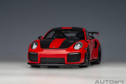 AUTOart Porsche 911 991.2 GT2 RS w/ Weissach Pkg Guards Red 1:18