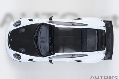 AUTOart Porsche 911 991.2 GT3 RS w/ Weissach Pkg White 1:18