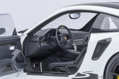 AUTOart Porsche 911 991.2 GT3 RS w/ Weissach Pkg White 1:18