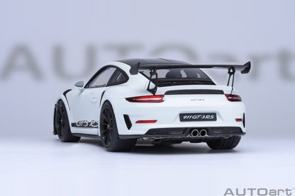 AUTOart Porsche 911 991.2 GT3 RS w/ Weissach Pkg White 1:18