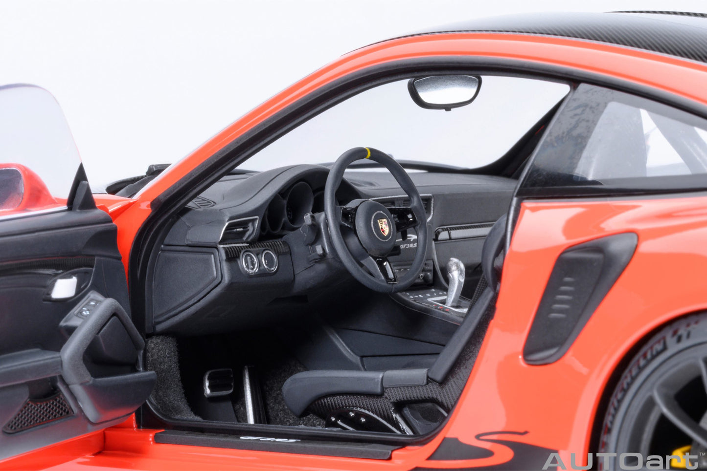 AUTOart Porsche 911 991.2 GT3 RS w/ Weissach Pkg Lava Orange 1:18