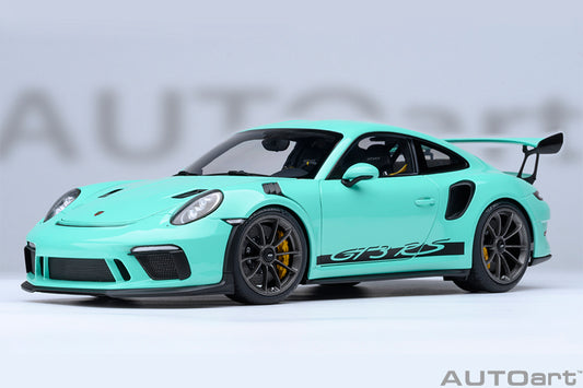 AUTOart Porsche 911 991.2 GT3 RS Mint Green 1:18