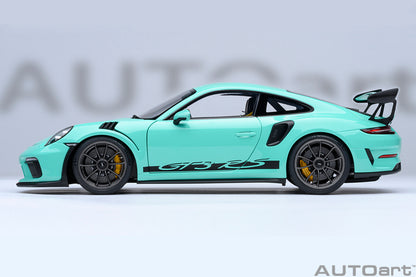 AUTOart Porsche 911 991.2 GT3 RS Mint Green 1:18
