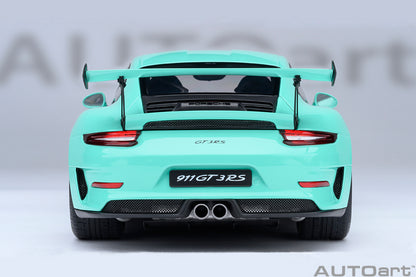 AUTOart Porsche 911 991.2 GT3 RS Mint Green 1:18
