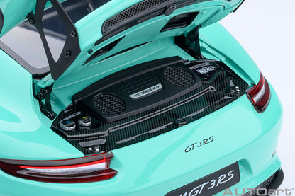 AUTOart Porsche 911 991.2 GT3 RS Mint Green 1:18