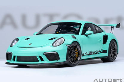 AUTOart Porsche 911 991.2 GT3 RS Mint Green 1:18