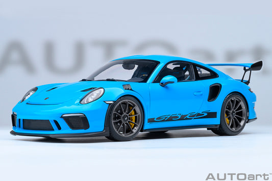 AUTOart Porsche 911 991.2 GT3 RS Riviera Blue 1:18