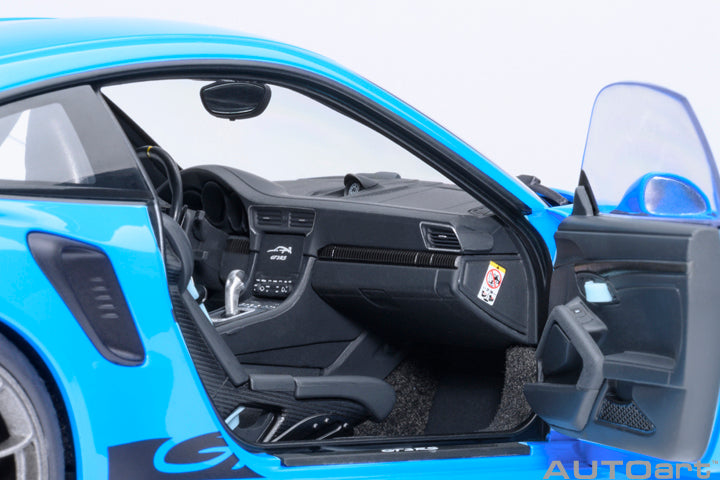 AUTOart Porsche 911 991.2 GT3 RS Riviera Blue 1:18