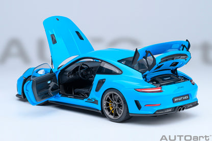 AUTOart Porsche 911 991.2 GT3 RS Riviera Blue 1:18