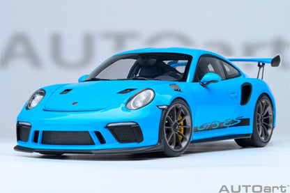 AUTOart Porsche 911 991.2 GT3 RS Riviera Blue 1:18