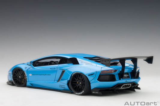 AUTOart Lamborghini Aventador LB Works Metallic Sky Blue 1:18