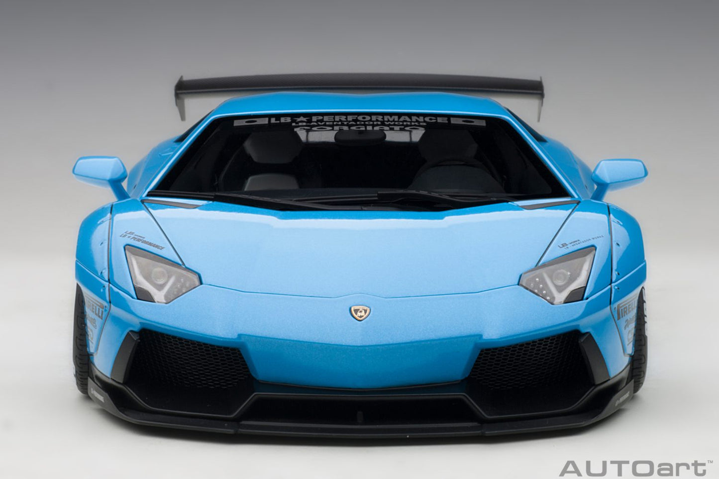 AUTOart Lamborghini Aventador LB Works Metallic Sky Blue 1:18