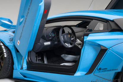 AUTOart Lamborghini Aventador LB Works Metallic Sky Blue 1:18