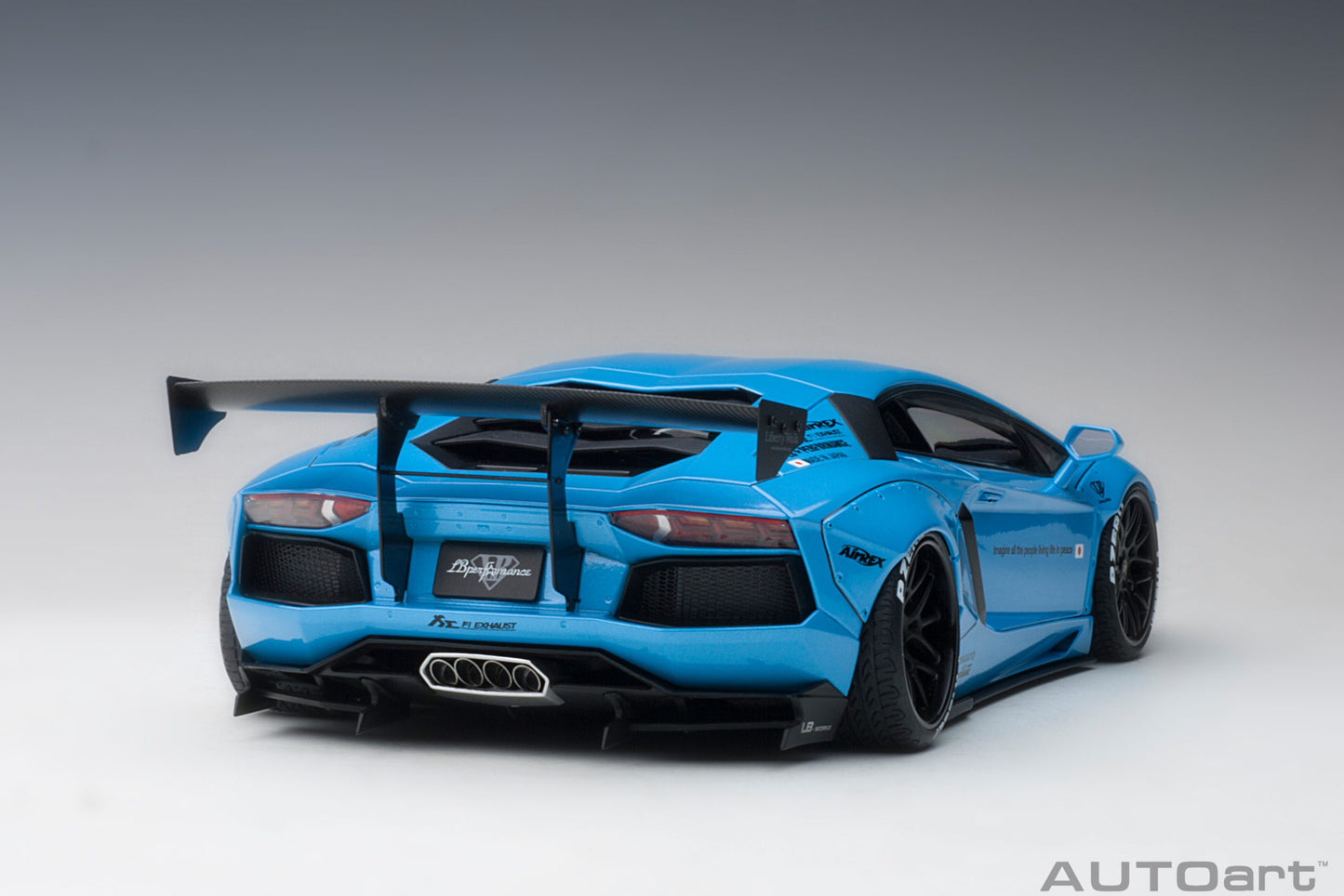 AUTOart Lamborghini Aventador LB Works Metallic Sky Blue 1:18