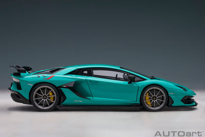 AUTOart Lamborghini Aventador SVJ Blu Glauco (Solid Blue) 1:18