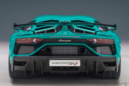 AUTOart Lamborghini Aventador SVJ Blu Glauco (Solid Blue) 1:18
