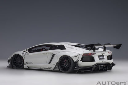 AUTOart Lamborghini Aventador Liberty Walk LB-Works, Limited Edition, Metallic White 1:18