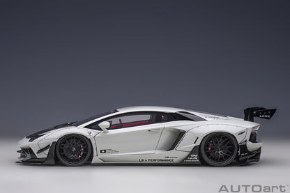 AUTOart Lamborghini Aventador Liberty Walk LB-Works, Limited Edition, Metallic White 1:18