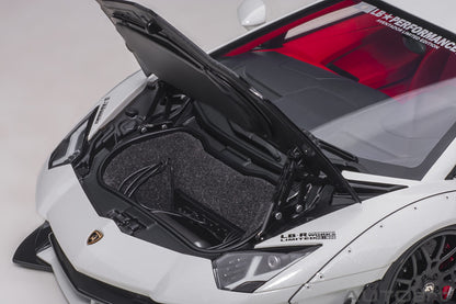 AUTOart Lamborghini Aventador Liberty Walk LB-Works, Limited Edition, Metallic White 1:18