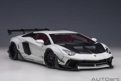 AUTOart Lamborghini Aventador Liberty Walk LB-Works, Limited Edition, Metallic White 1:18