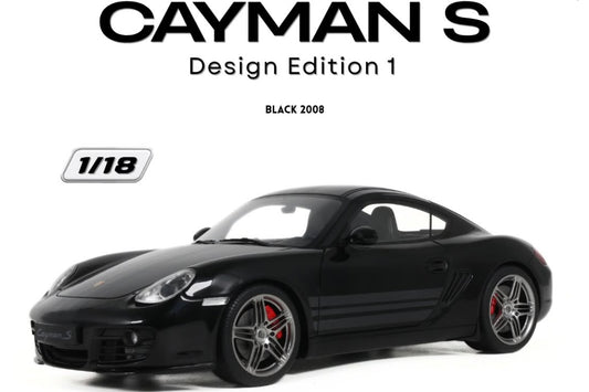 GT Spirit 2008 Porsche Cayman S (987.1) Design Edition Black 1:18