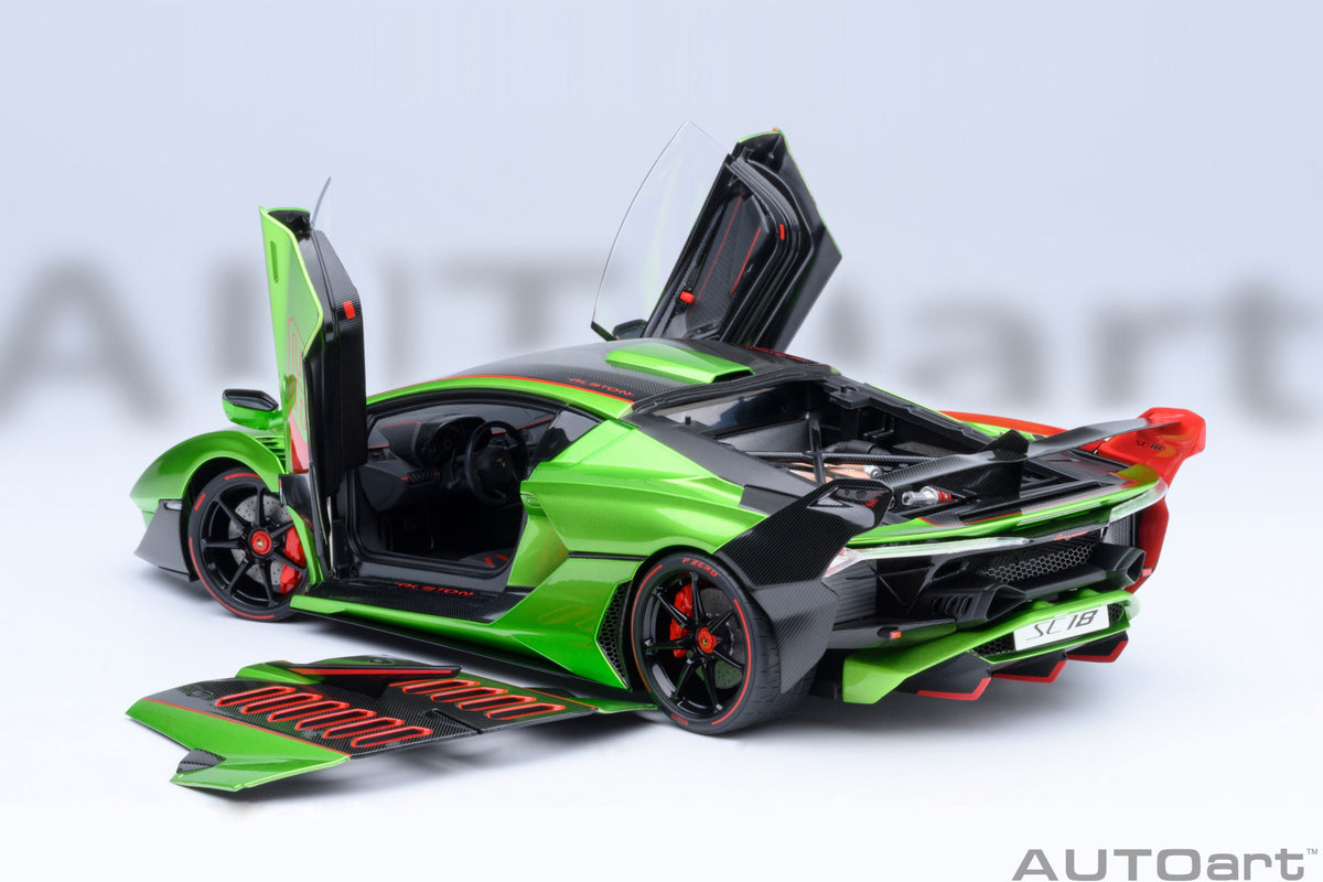 AUTOart Lamborghini SC18 Alston Verde Selvans (Metallic Green) 1:18