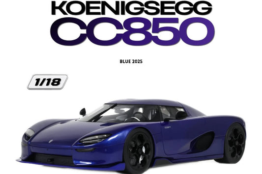 GT Spirit 2025 Koenigsegg CC850 Blue 1:18